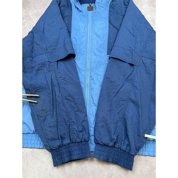 VTG Nike Carolina UNCTar Heels Track Jacket Windbreaker Blue Men L 90s Y2K Retro - Picture 8 of 16